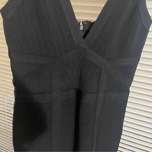 guess black bodycon bandage dress